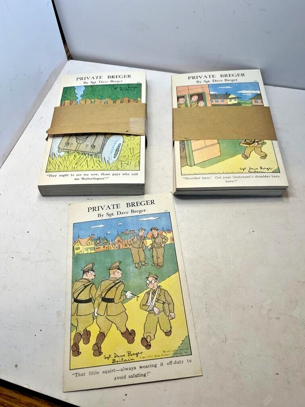 Private Breger NOS Postcards Original Packages!